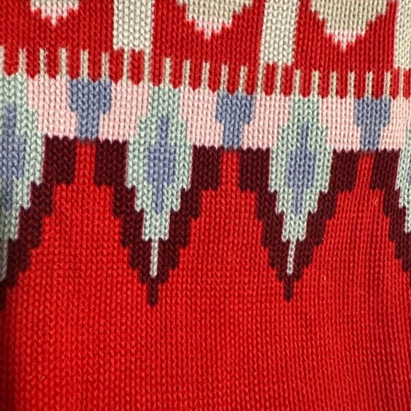Victoria’s Secret Red Knit Leggings XS Nordic Holiday Print - Picture 9 of 9